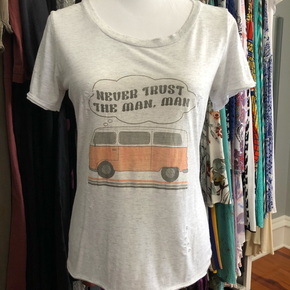 MAMIE RUTH Distressed graphic T